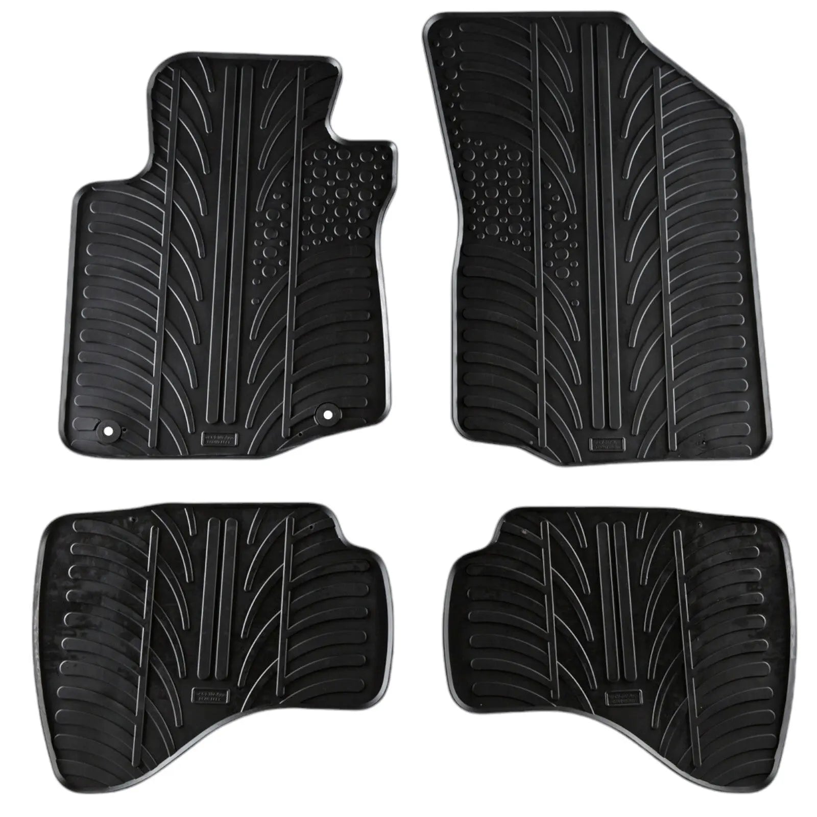 For Peugeot 107 2005-2012 Car Floor Mats Rubber All Weather Heavy Duty Liners