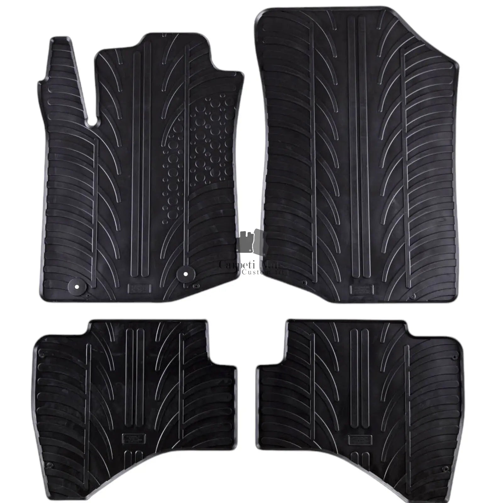 For Peugeot 108 2014-2021 Car Floor Mats Rubber All Weather Heavy Duty Liners