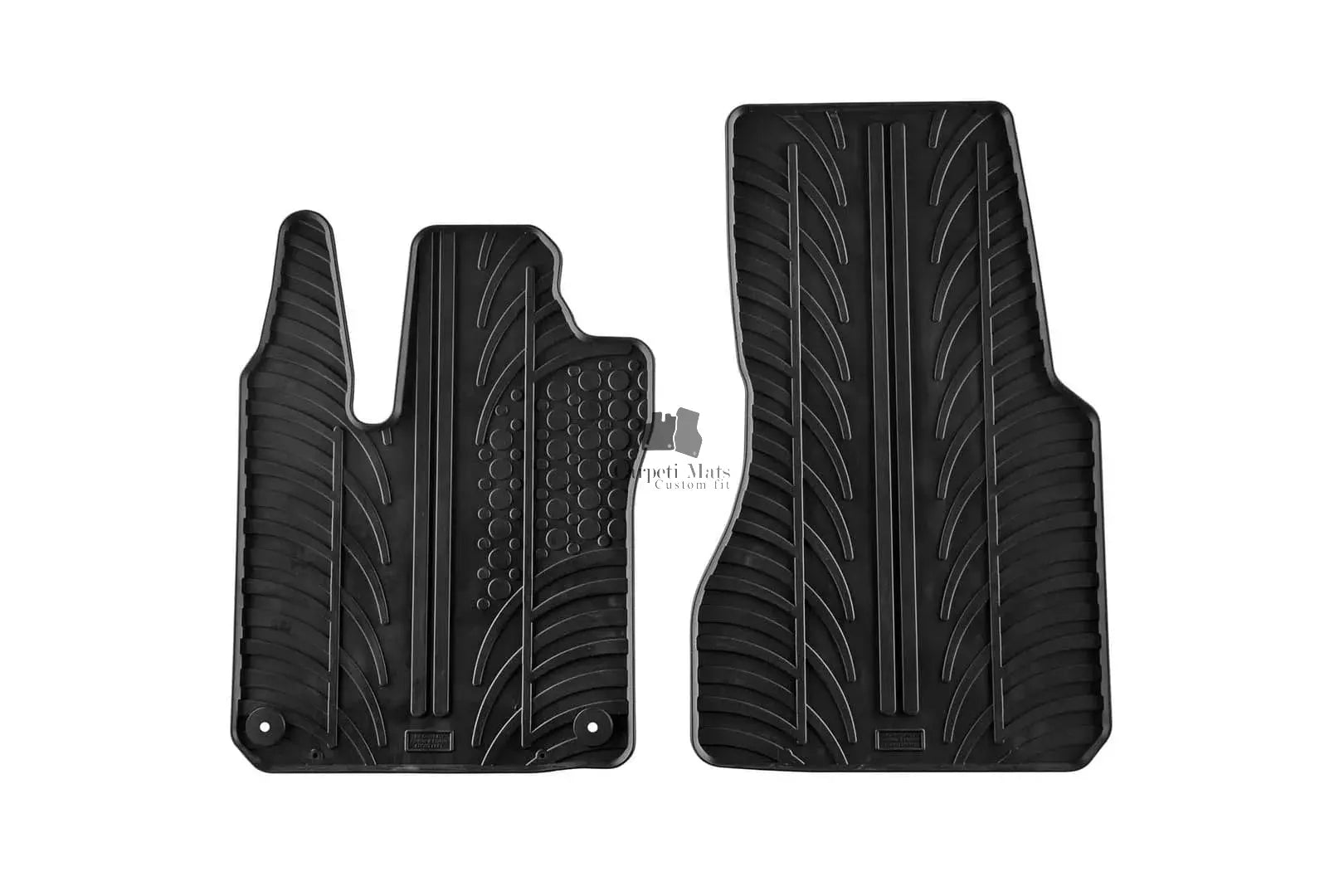 For Smart For Two 2014-2022 Car Floor Mats Rubber All Weather Heavy Duty Liners   CarpetiMats