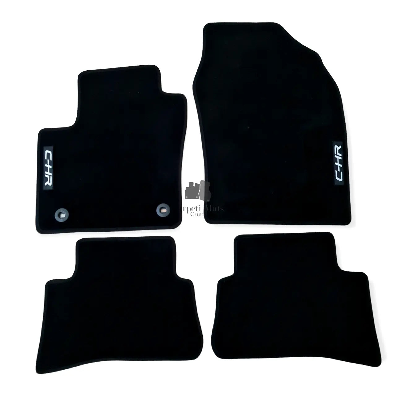 For Toyota C-Hr Carpet Car Floor Mats 2016-2023 OEM Quality Velour Auto Rugs