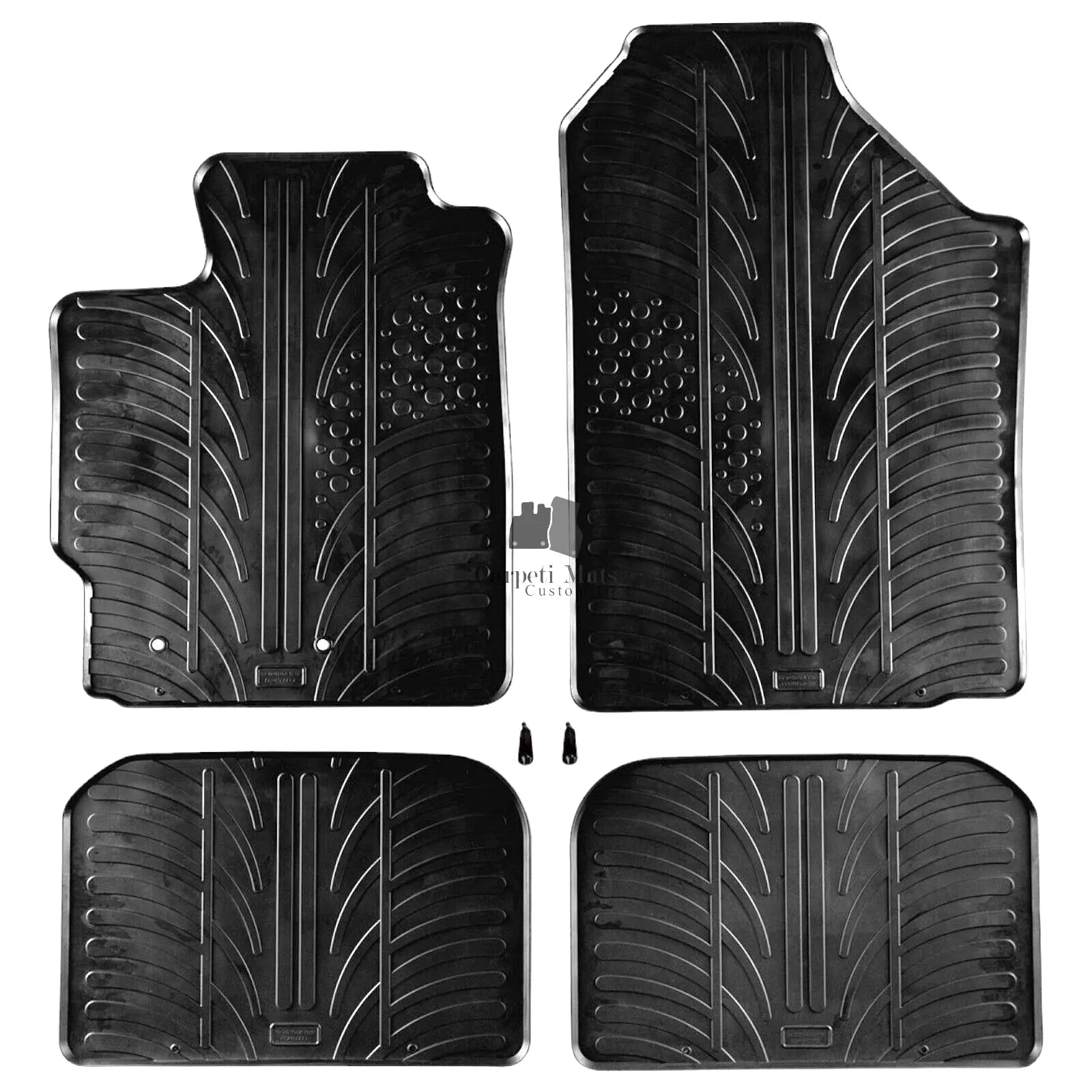 For Toyota Yaris 2006-2010 Car Floor Mats Rubber All Weather Heavy Duty Liners