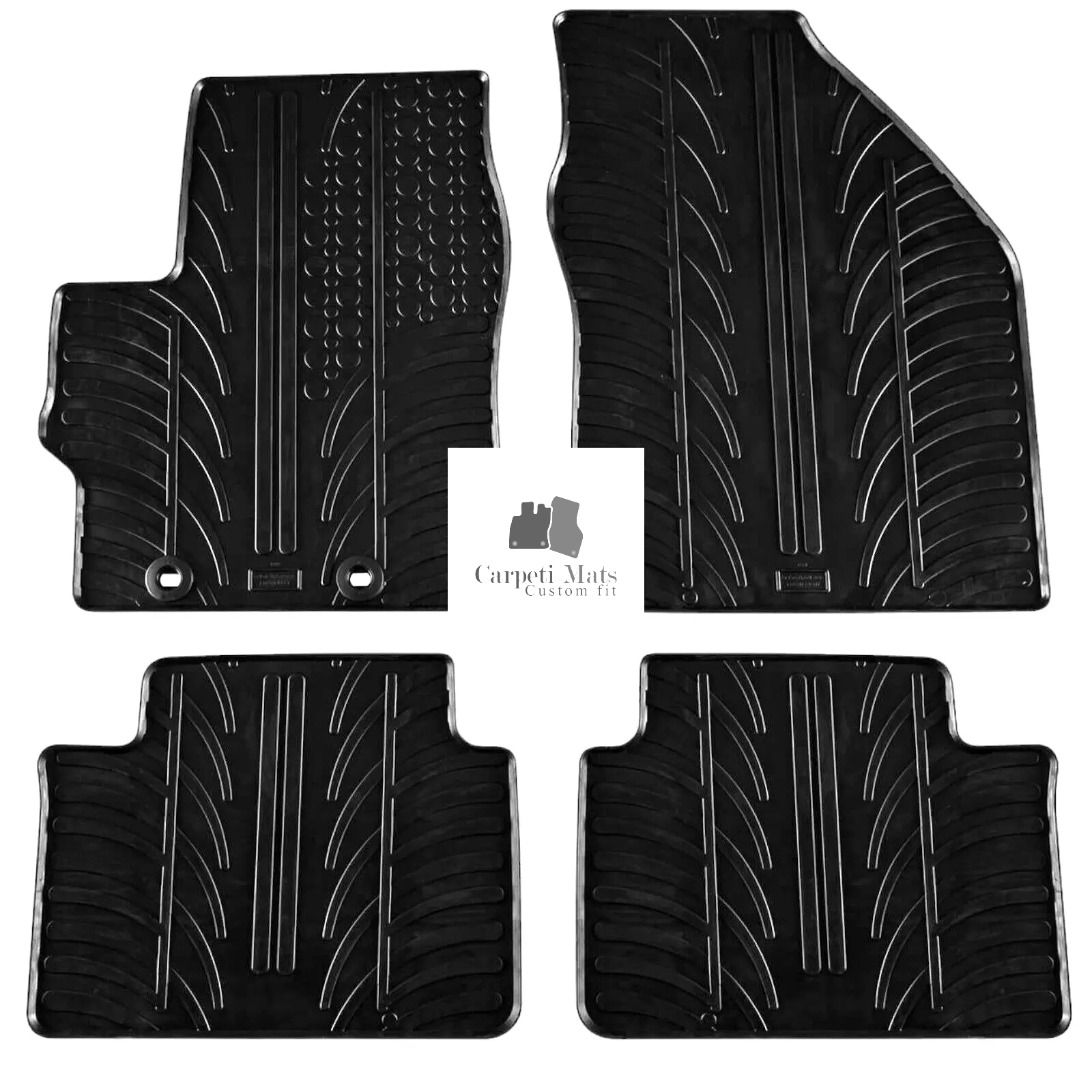 For Toyota Yaris 2020-2024 Car Floor Mats Rubber All Weather Heavy Duty Liners