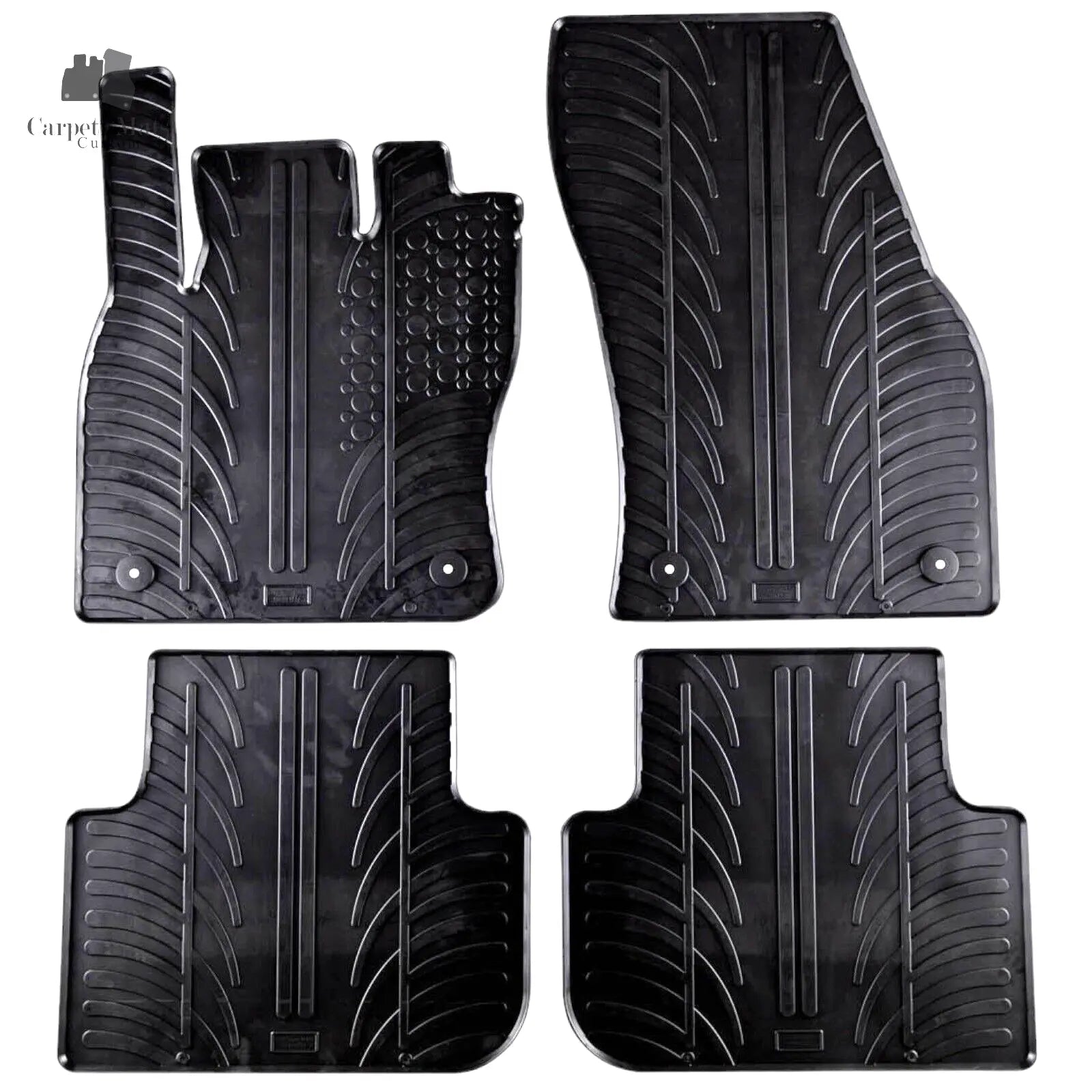For Volkswagen Tiguan 2016-2024 Car Floor Mats Rubber All Weather Heavy Duty New