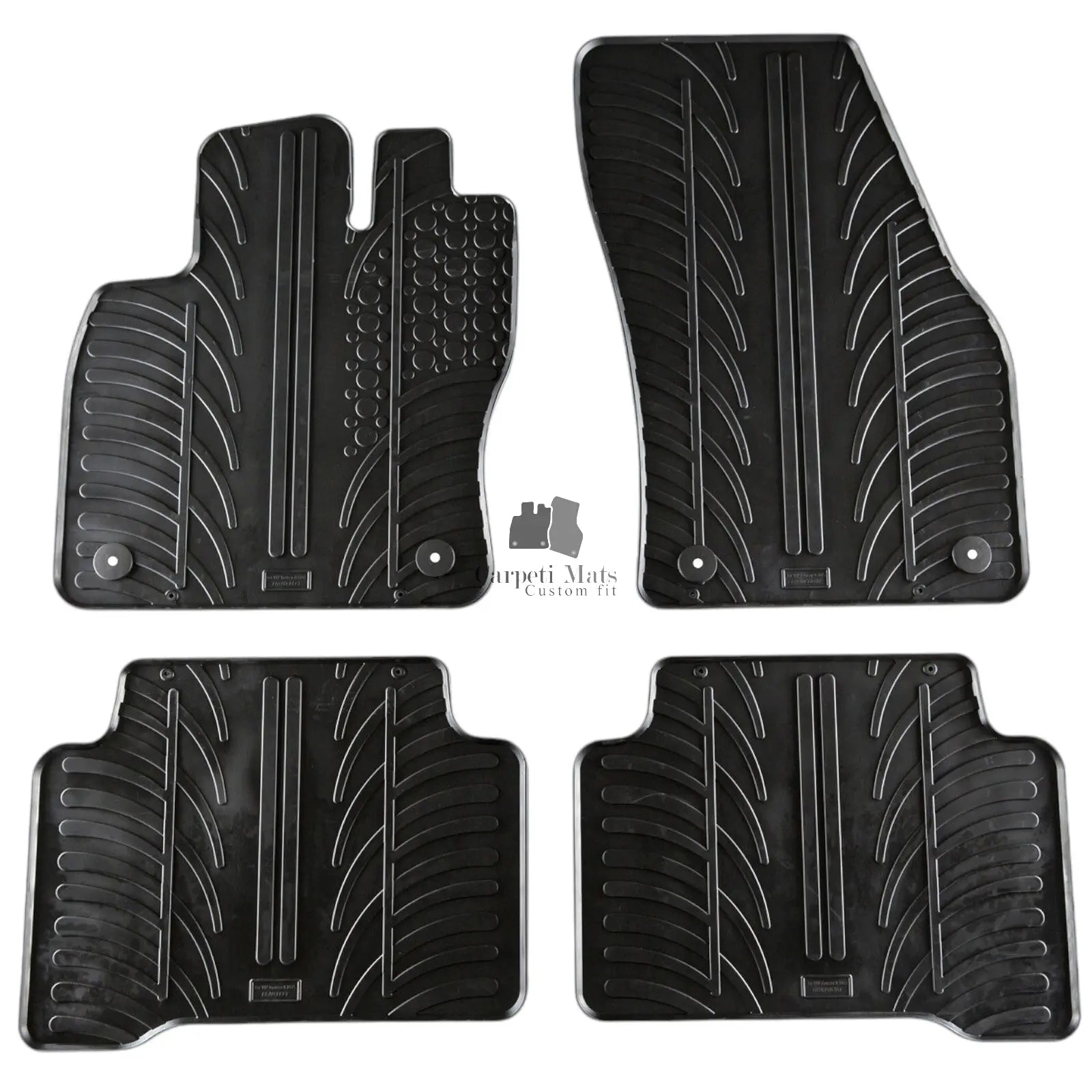 For Volkswagen Touran 2016-2025 Car Floor Mats Rubber All Weather Heavy Duty New