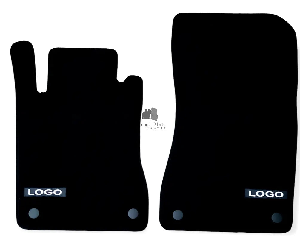 Front Car Floor Mats For AMG Mercedes E-Class W211 Velour Waterproof Carpet 2pcs