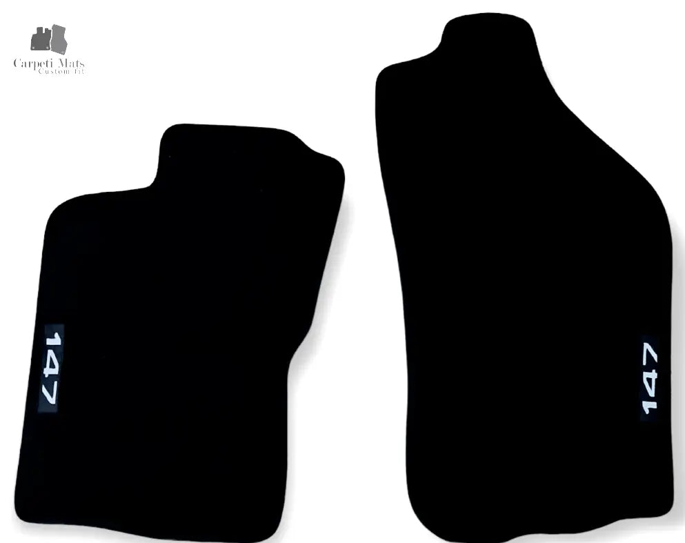 Front Car Floor Mats For Alfa Romeo 147 Velour Waterproof Carpet Auto Liners 2pc