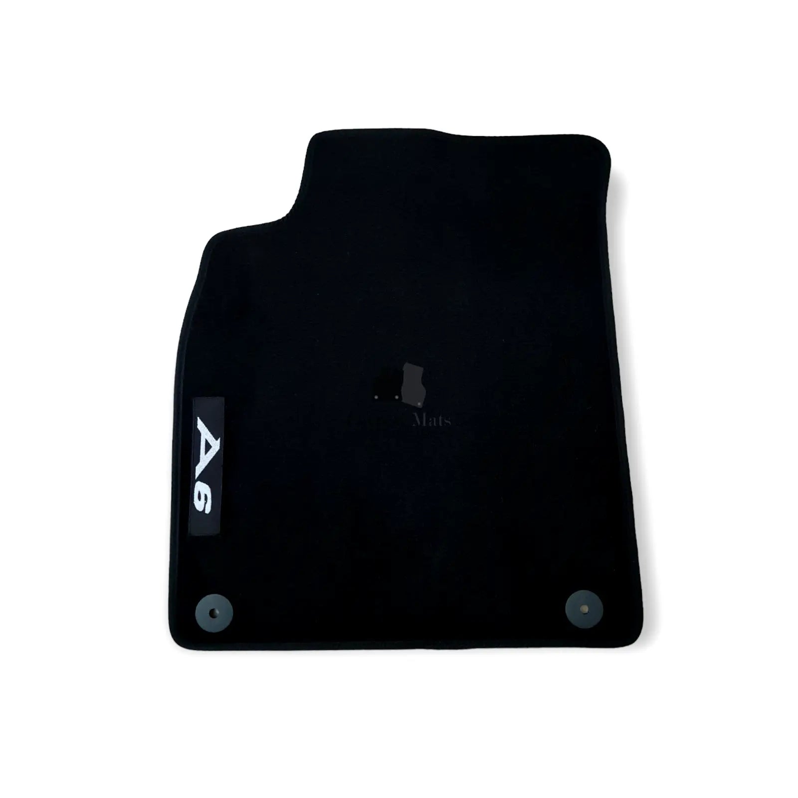 Front Car Floor Mats For Audi A6 C7 Waterproof Black Velour Carpet Liners 2pcs