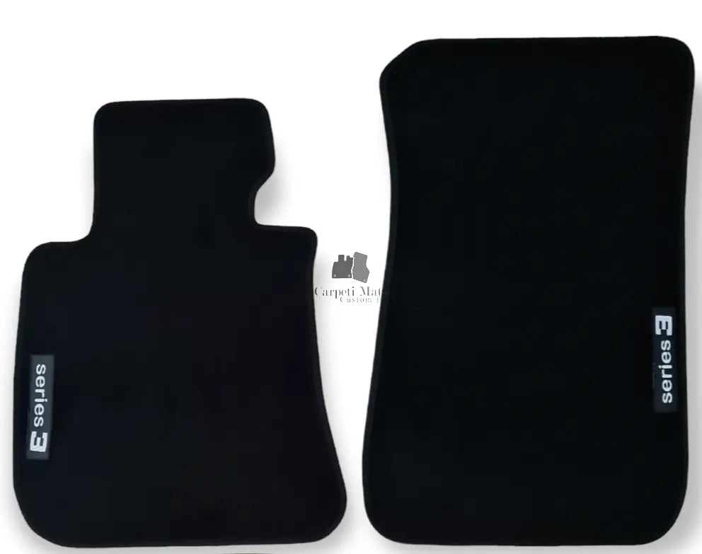 Front Car Floor Mats For BMW 3 E90 E91 Velour Waterproof Carpet Auto Liners 2pcs
