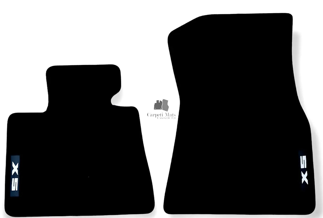 Front Car Floor Mats For BMW X5 G05 Velour Waterproof Carpet Rugs Auto Liners 2p