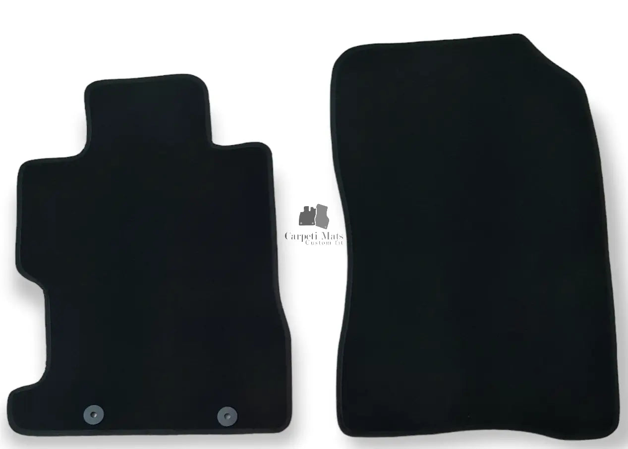 Front Car Floor Mats For Honda Civic Velour Waterproof Carpet Auto Liners 2pcs