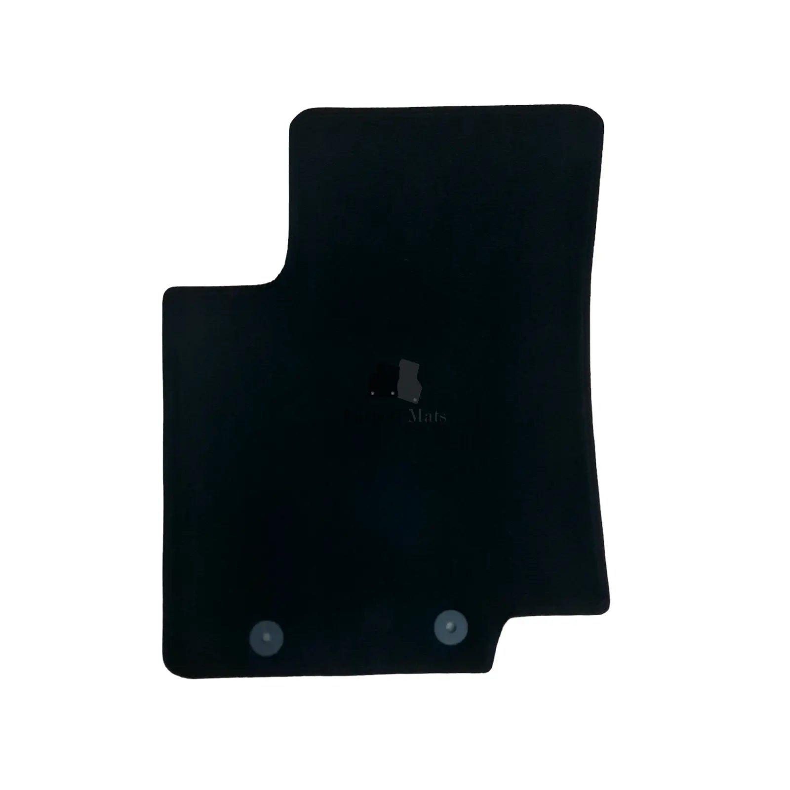 Front Car Floor Mats For Kia Rio Velour Waterproof Black Carpet Auto Liners 2pcs