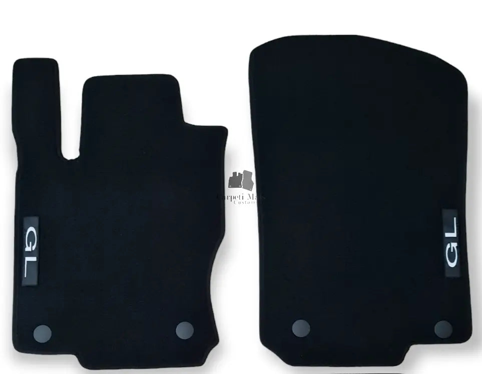 Front Car Floor Mats For Mercedes GL X166 Velour Auto Liners Waterproof Carpet