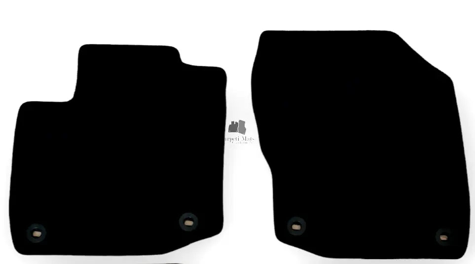 Front Car Floor Mats For Honda Civic Hatchback Waterproof Black Carpet Liners 2p