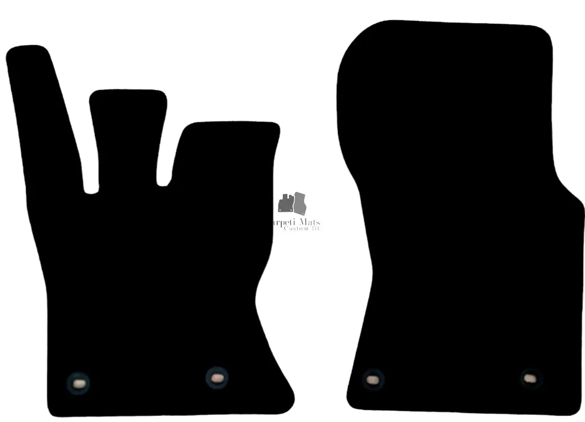 Front Car Floor Mats For Range Rover Velar Waterproof Velour Carpet Liners 2pcs