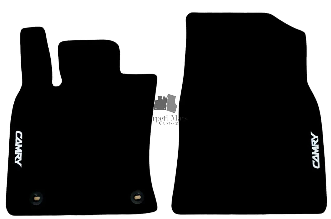 Front Car Floor Mats For Toyota Camry Velour Waterproof Carpet Rugs Auto Liners