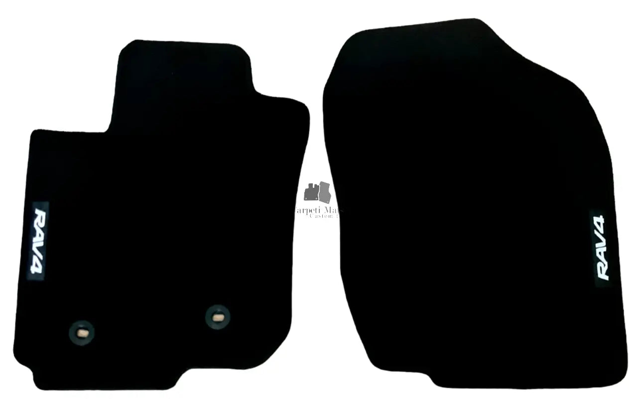 Front Car Floor Mats For Toyota RAV 4 Velour Waterproof Rugs Carpet Auto Liners