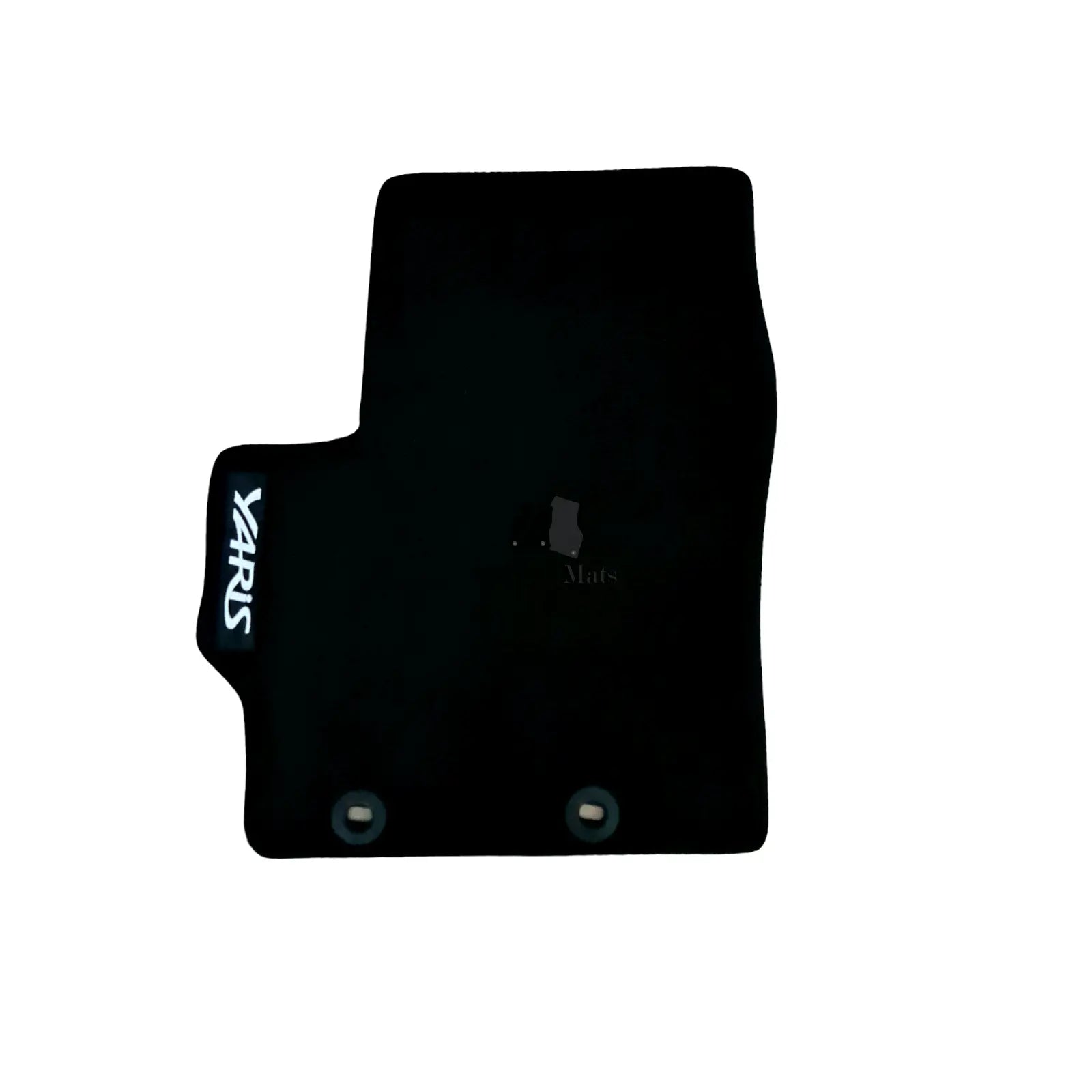 Front Car Floor Mats For Toyota Yaris Velour Waterproof Carpet Auto Liners 2pcs