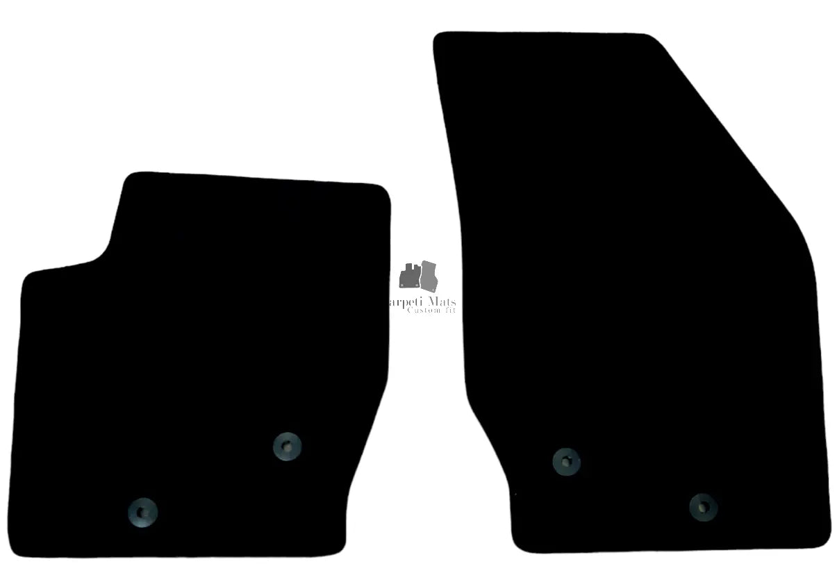 Front Car Floor Mats For Volvo XC90 Velour Waterproof Carpet Auto Liners New 2pc