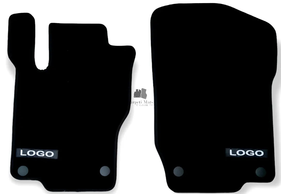 Front Car Floor Mats Velour For AMG Mercedes ML Auto Liners Waterproof Carpet 2p