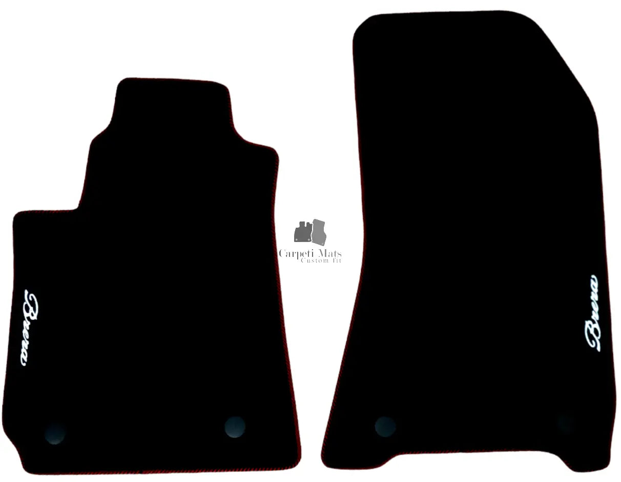 Front Car Floor Mats Velour For Alfa Romeo Brera All Weather Carpet Auto Liners