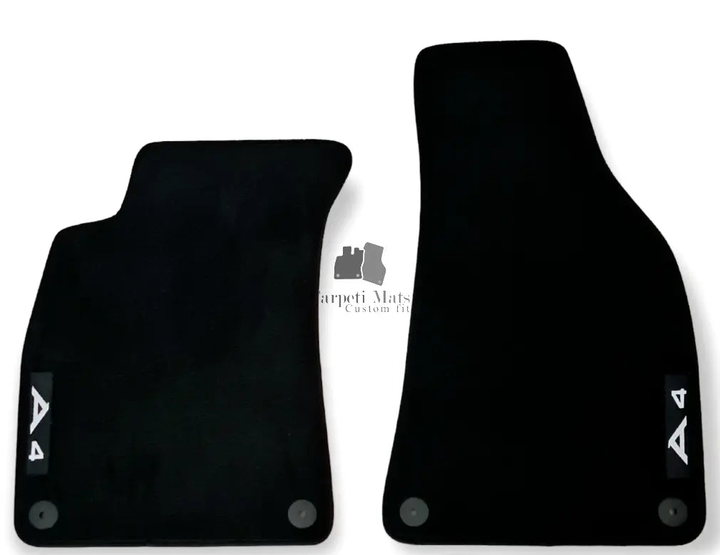 Front Car Floor Mats Velour For Audi A4 Convertible Waterproof Carpet Liners 2pc