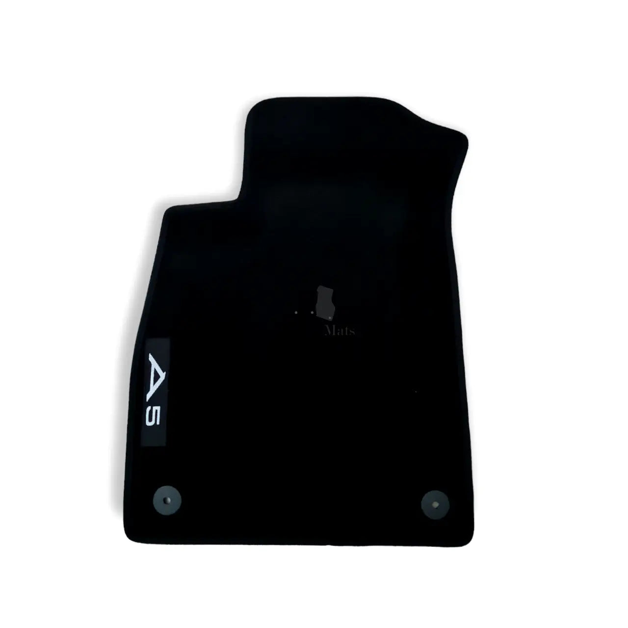 Front Car Floor Mats Velour For Audi A5 Waterproof Black Carpet Auto Liners 2pcs