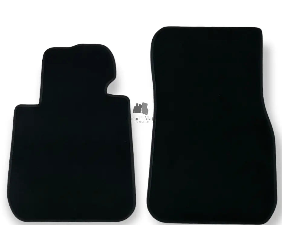 Front Car Floor Mats Velour For BMW 3 F30/F31 Waterproof Black Carpet Liners 2pc