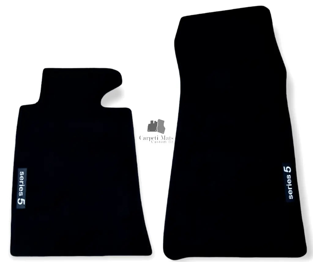 Front Car Floor Mats Velour For BMW 5 E34 Waterproof Carpet Rugs Auto Liners 2pc