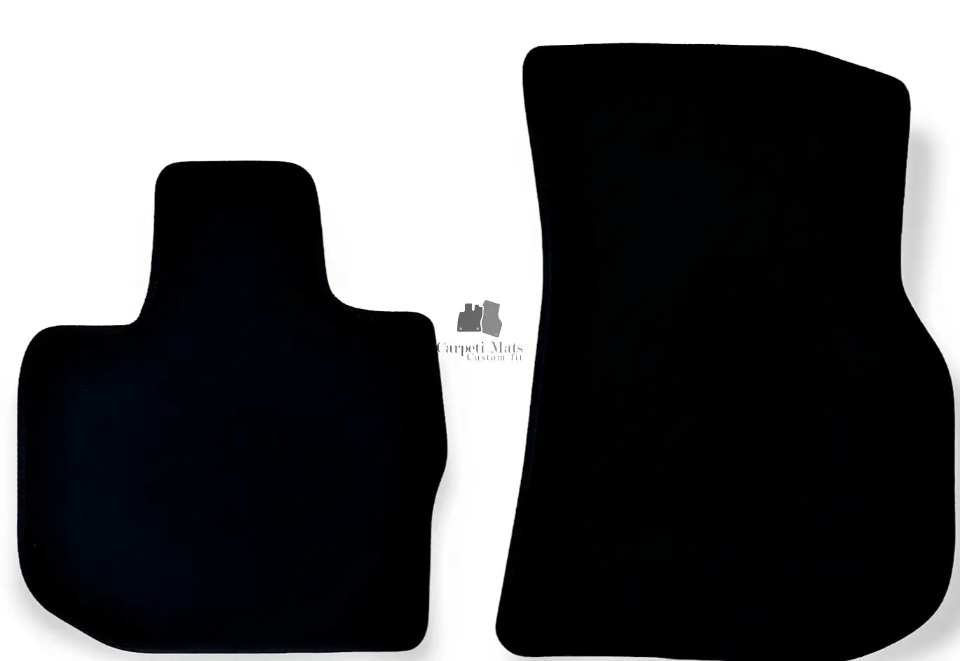 Front Car Floor Mats Velour For BMW X3 G01 Waterproof Black Carpet Liners 2pcs