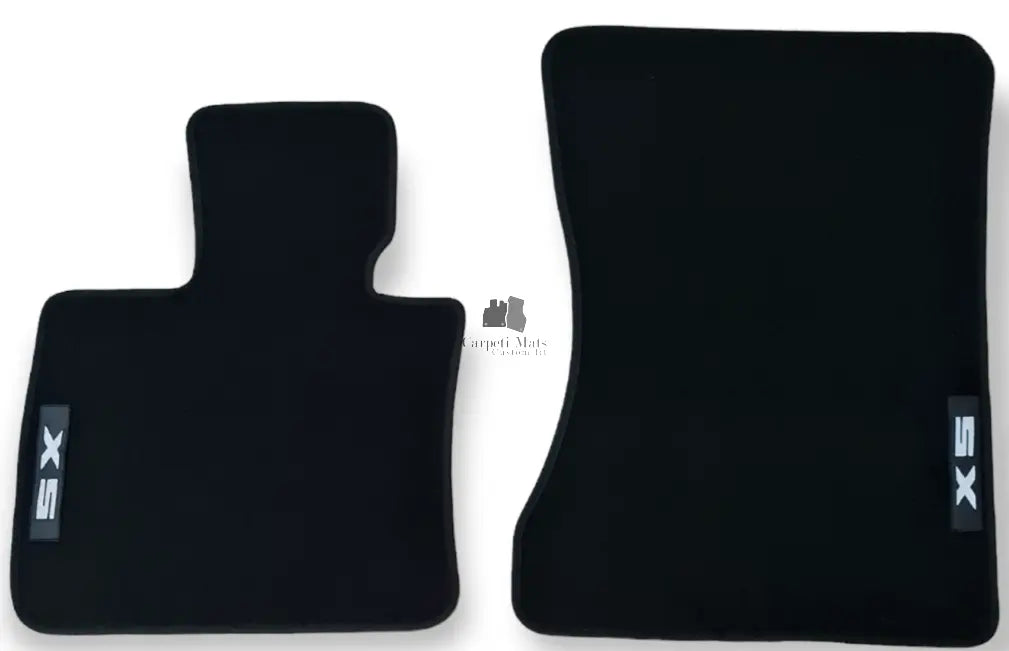 Front Car Floor Mats Velour For BMW X5 E70 Waterproof Carpet Auto Liners 2pc New
