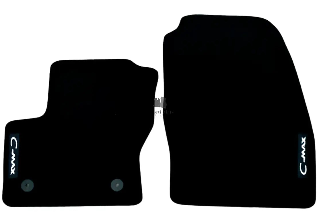 Front Car Floor Mats Velour For Ford C-Max Waterproof Carpet Rugs Auto Liners 2p
