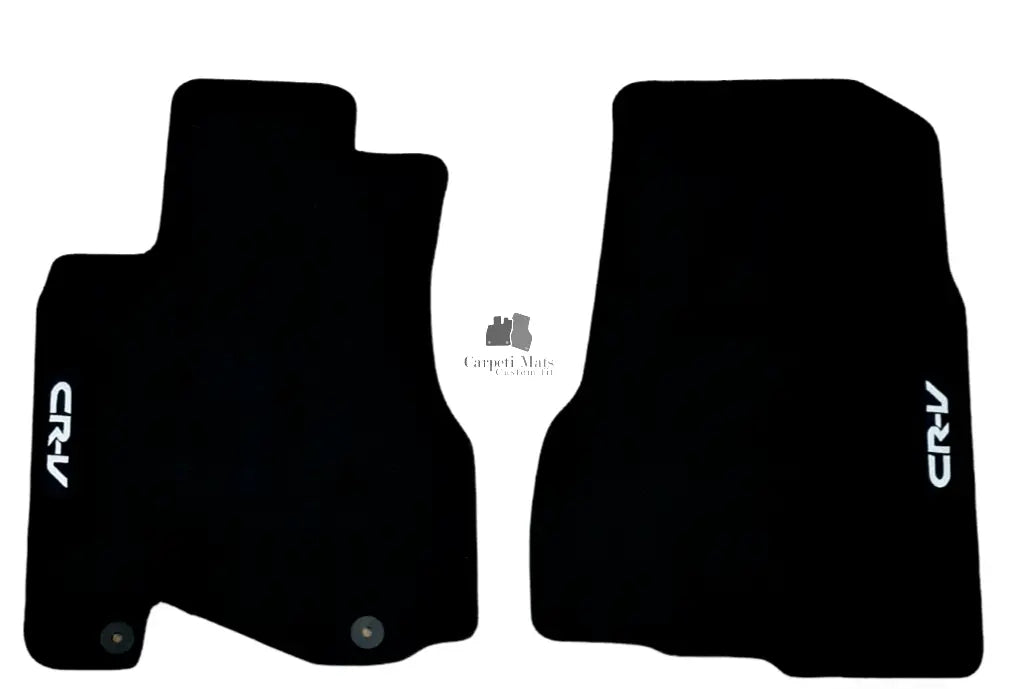 Front Car Floor Mats Velour For Honda CRV Waterproof Carpet Rugs Auto Liners New