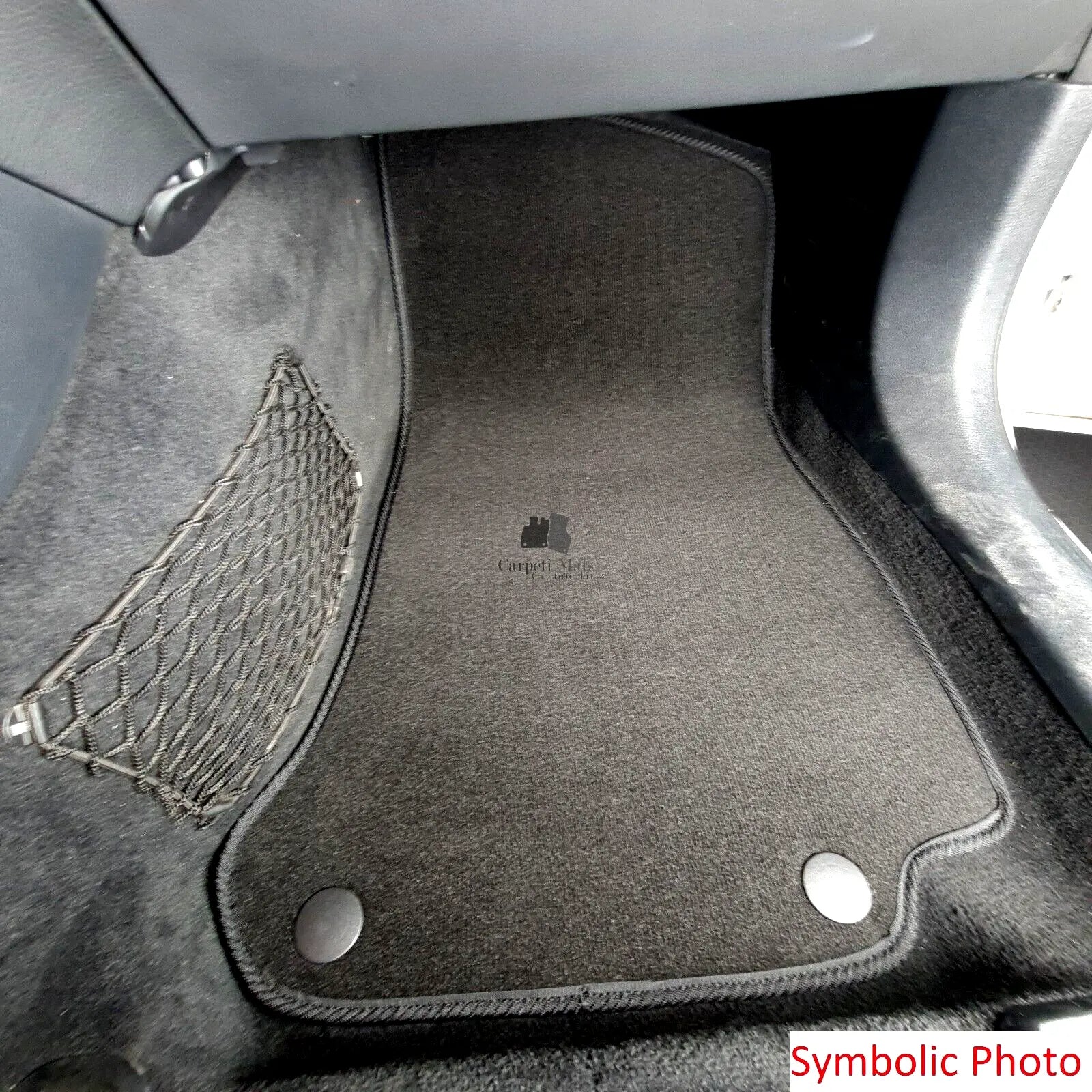 Front Car Floor Mats Velour For Honda Fit Waterproof Carpet Rugs Auto Liners 2pc