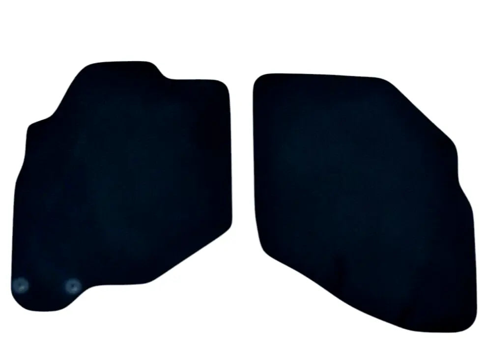 Front Car Floor Mats Velour For Honda Jazz Waterproof Carpet Rugs Auto Liners 2p