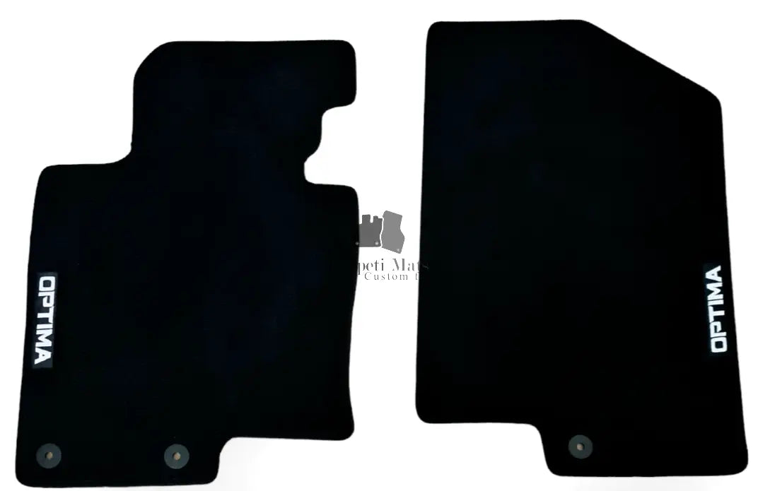 Front Car Floor Mats Velour For Kia Optima Waterproof Carpet Rugs Auto Liners 2p