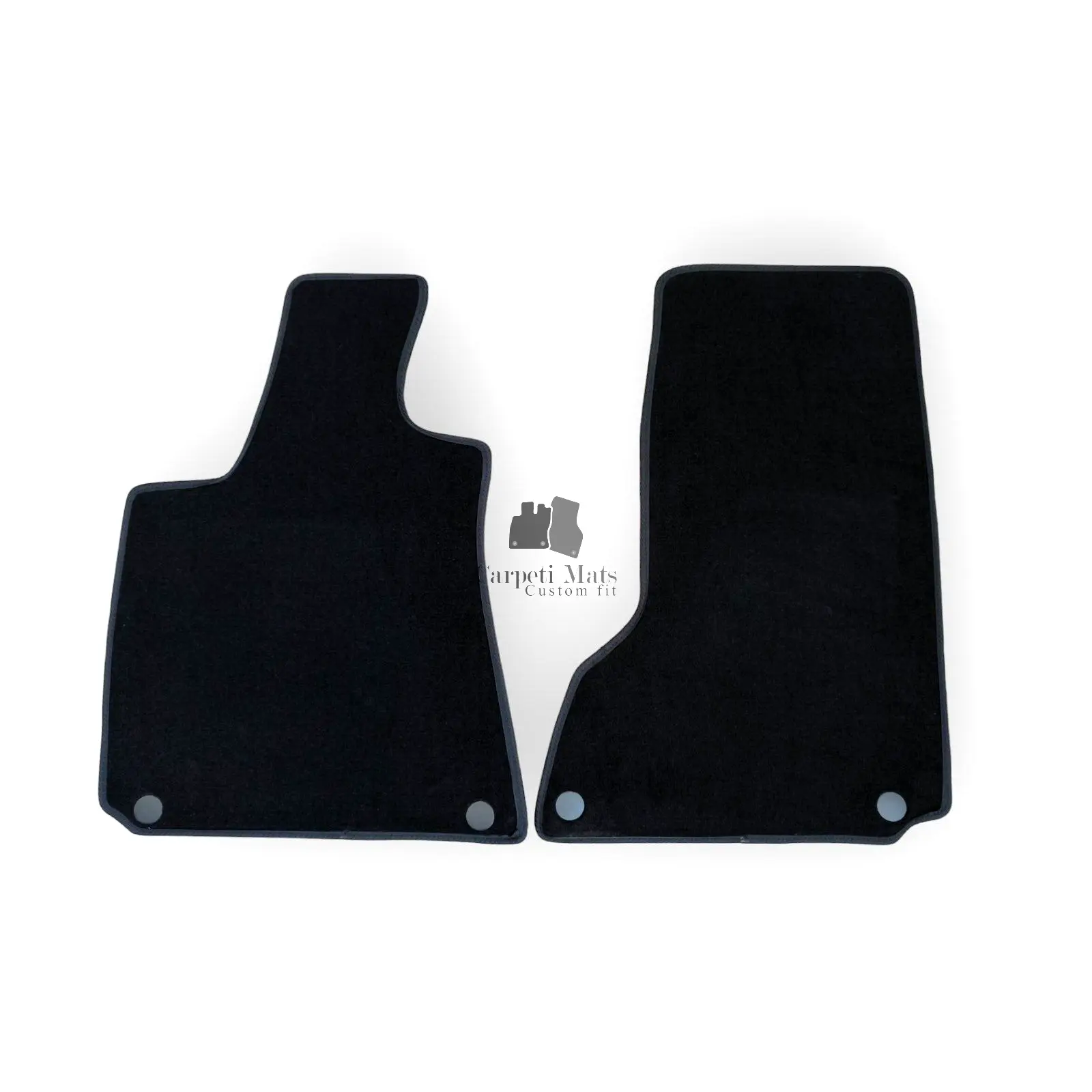 Front Car Floor Mats Velour For Maserati Ghibli M157 Waterproof Carpet Liners 2p