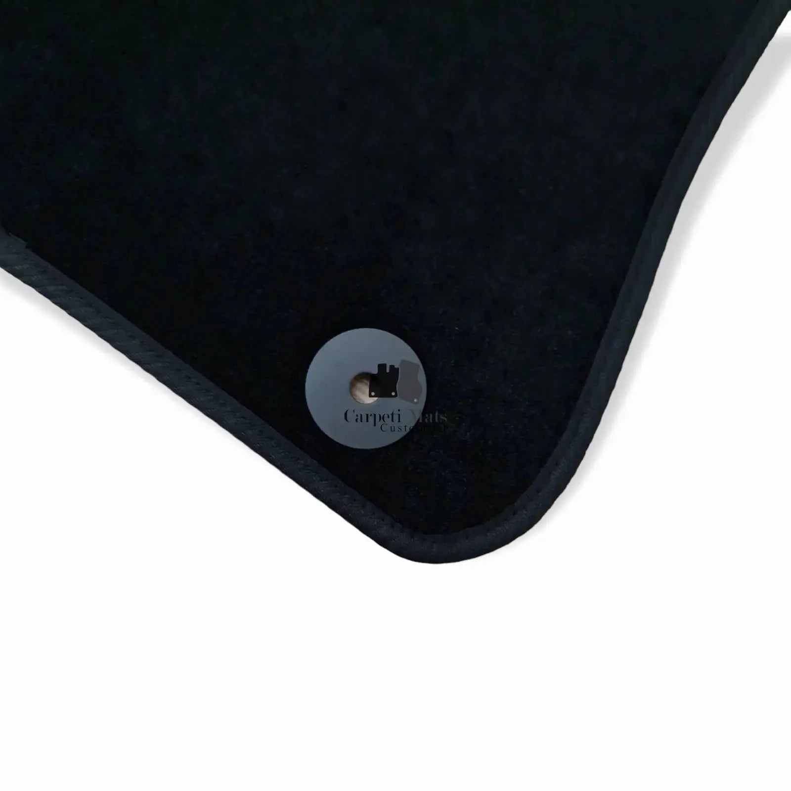 Front Car Floor Mats Velour For Mazda 3 Waterproof Black Carpet Liners New 2pcs
