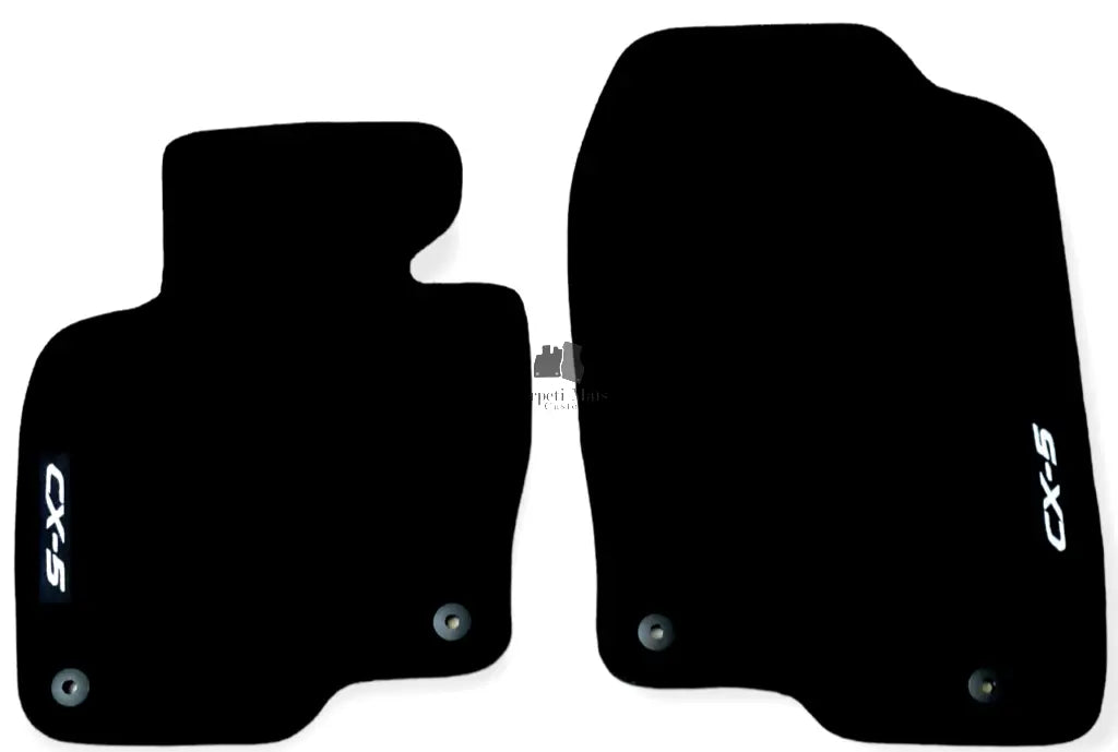 Front Car Floor Mats Velour For Mazda CX-5 Waterproof Carpet Auto Liners Rugs 2p