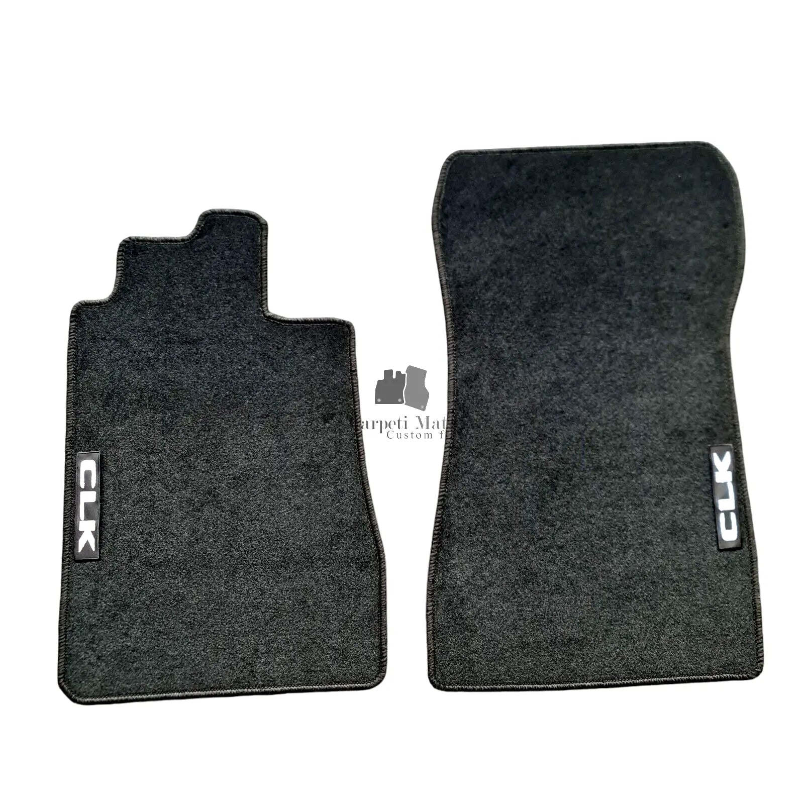 Front Car Floor Mats Velour For Mercedes CLK C208 Auto Liners Waterproof Rugs 2p