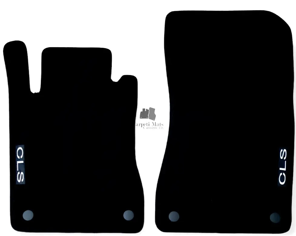 Front Car Floor Mats Velour For Mercedes CLS C219 Waterproof Carpet Rugs 2pc New