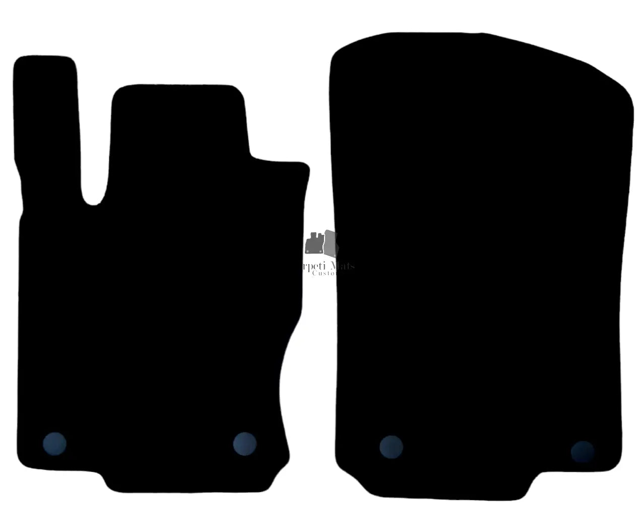 Front Car Floor Mats Velour For Mercedes GL X166 Waterproof Black Carpet Liners