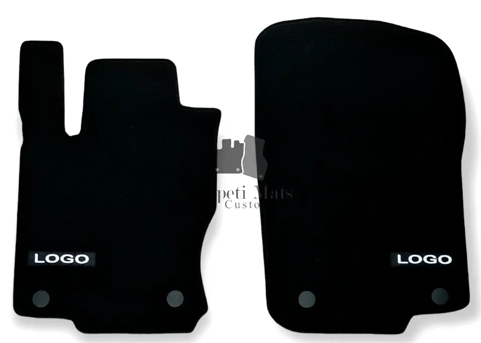 Front Car Floor Mats Velour For Mercedes GLS AMG X166 Auto Liners Waterproof 2pc
