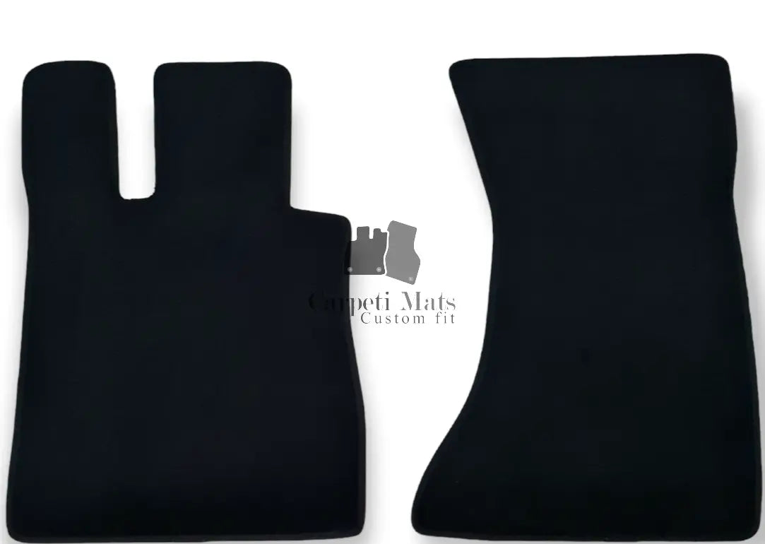 Front Car Floor Mats Velour For Mercedes S-Class W220 Waterproof Black Liners 2p