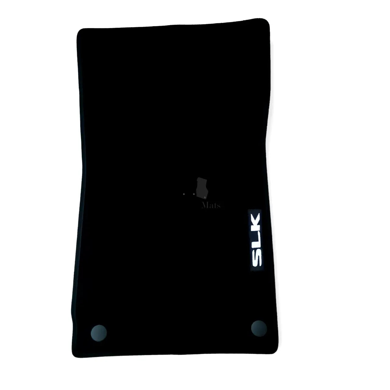 Front Car Floor Mats Velour For Mercedes SLK R170 Black Carpet Auto Liners 2pcs