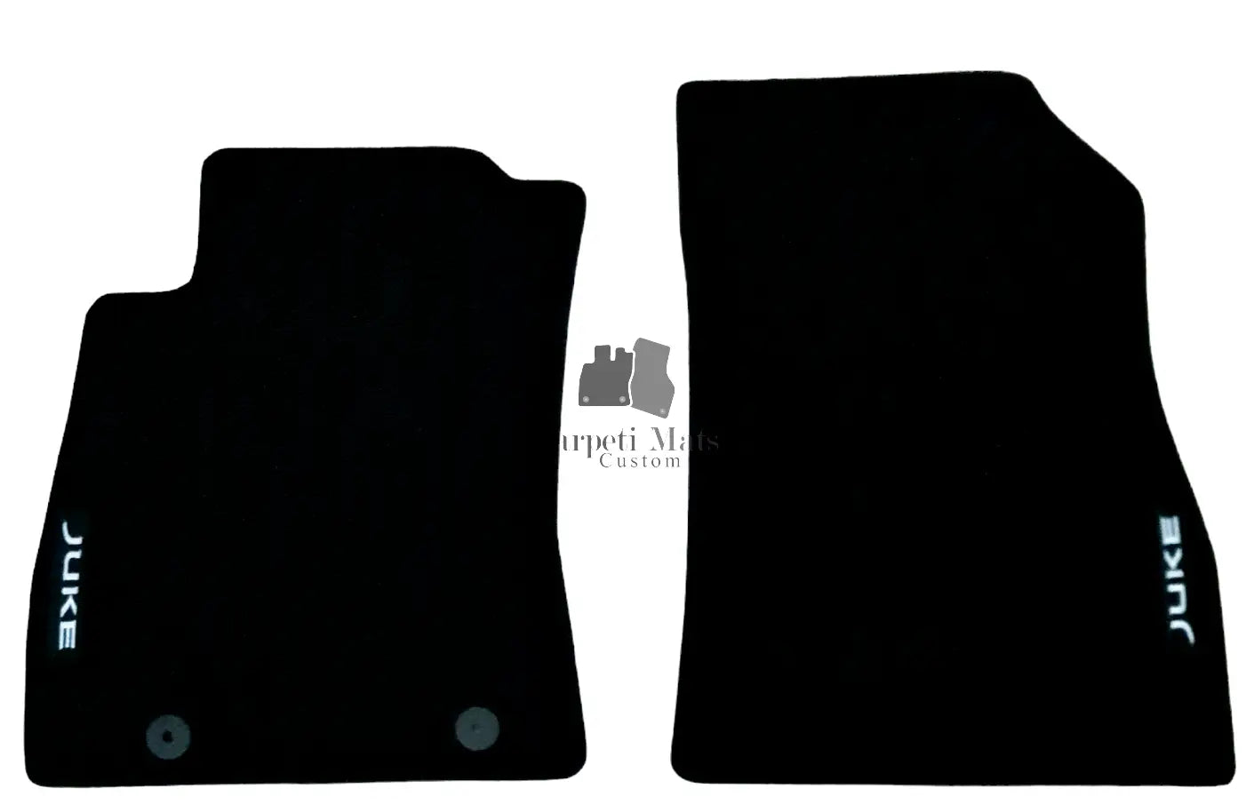 Front Car Floor Mats Velour For Nissan JUKE Waterproof Carpet Auto Liners 2pcs