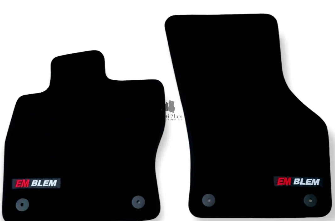 Front Car Floor Mats Velour For S-Line Audi A7 Waterproof Carpet Auto Liners 2pc