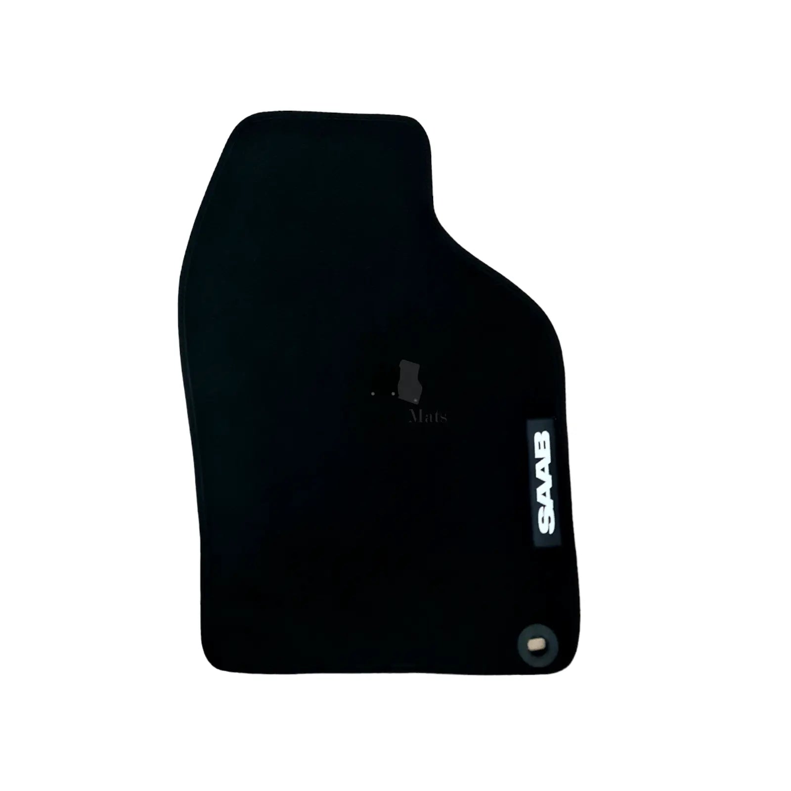 Front Car Floor Mats Velour For SAAB 9-3 Waterproof Black Carpet Auto Liners 2pc