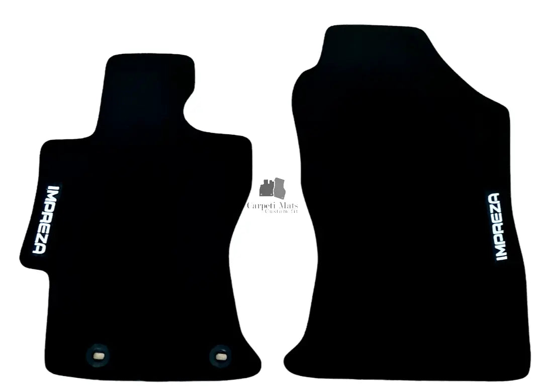 Front Car Floor Mats Velour For Subaru Impreza Waterproof Carpet Auto Liners 2pc
