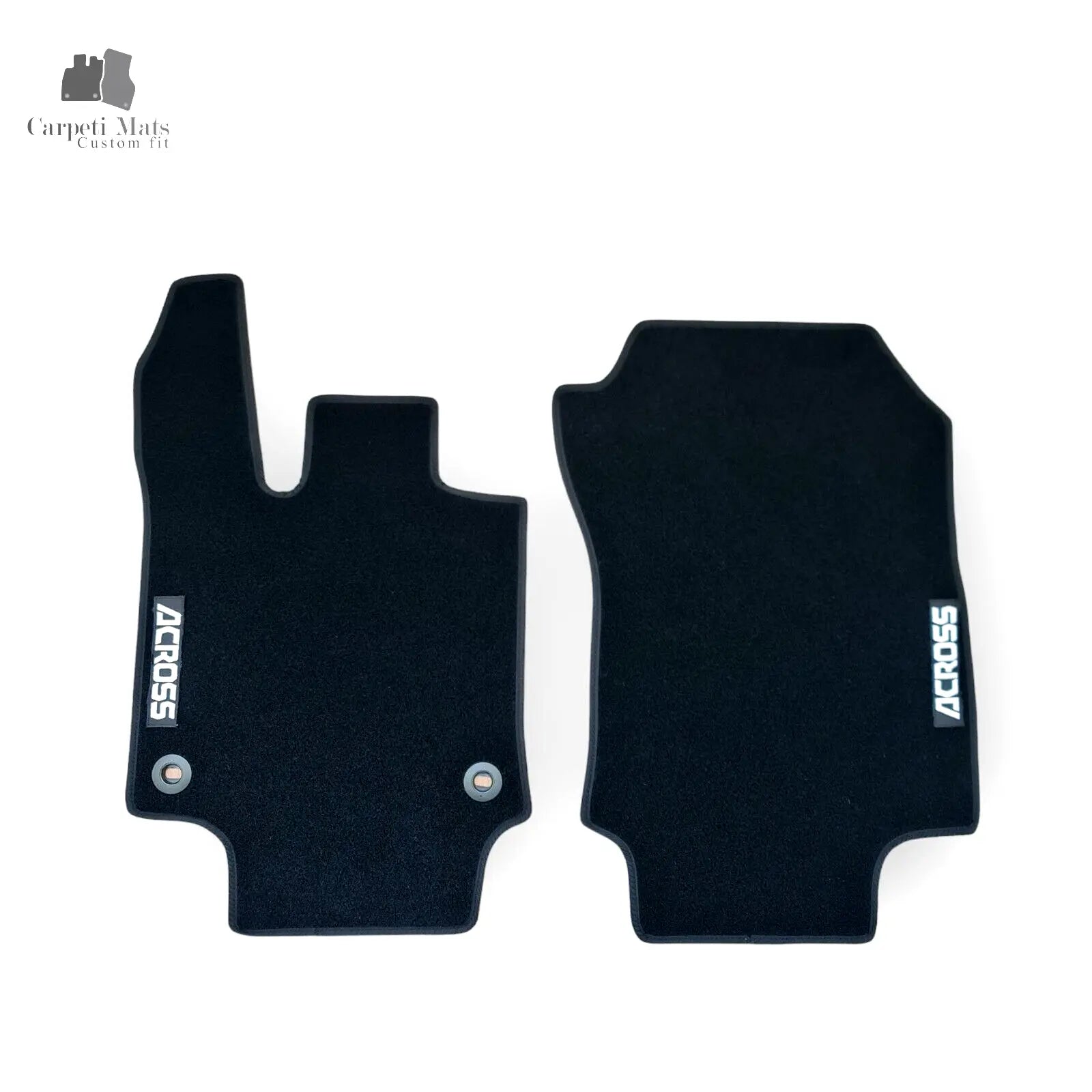Front Car Floor Mats Velour For Suzuki Across Waterproof Black Carpet Liners 2pc