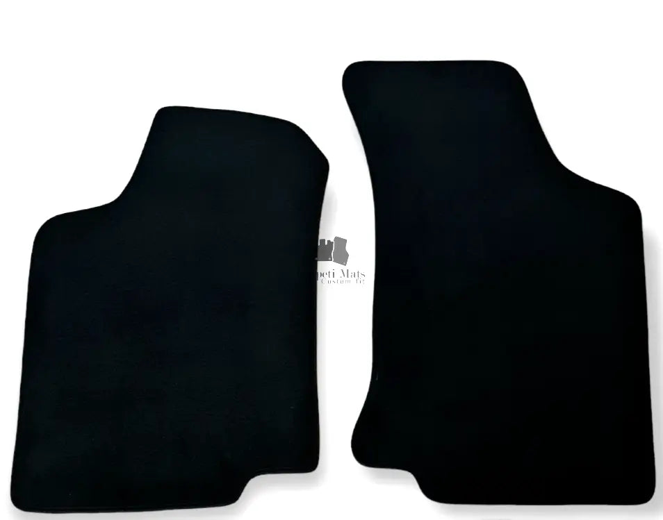 Front Car Floor Mats Velour For VW Golf MK3 Waterproof Black Carpet Liners 2pcs